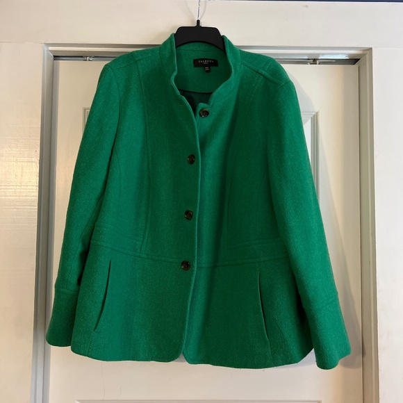 Talbots Jackets & Blazers - EUC 20W Talbots Green Wool Coat